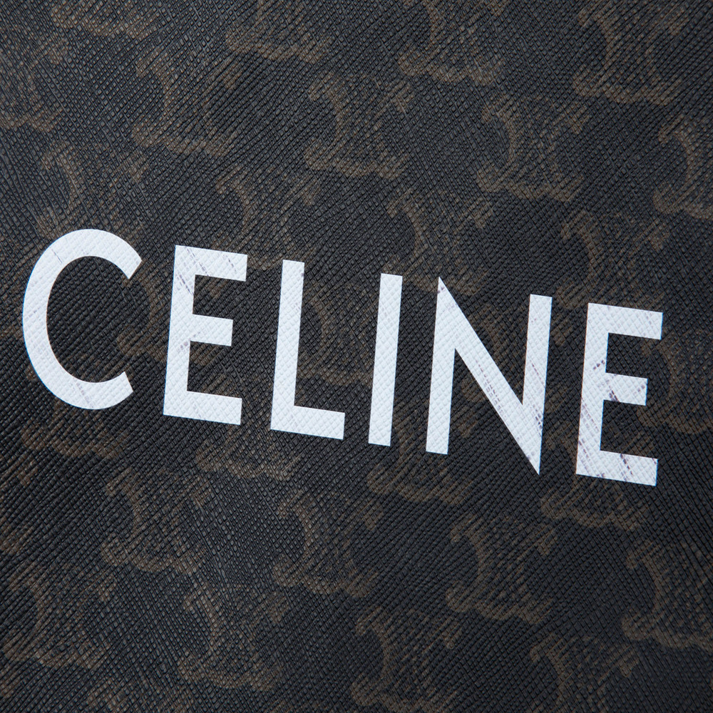 Pre-Loved Celine Small Triomphe Coated Canvas Clutch - Picture 5 of 6